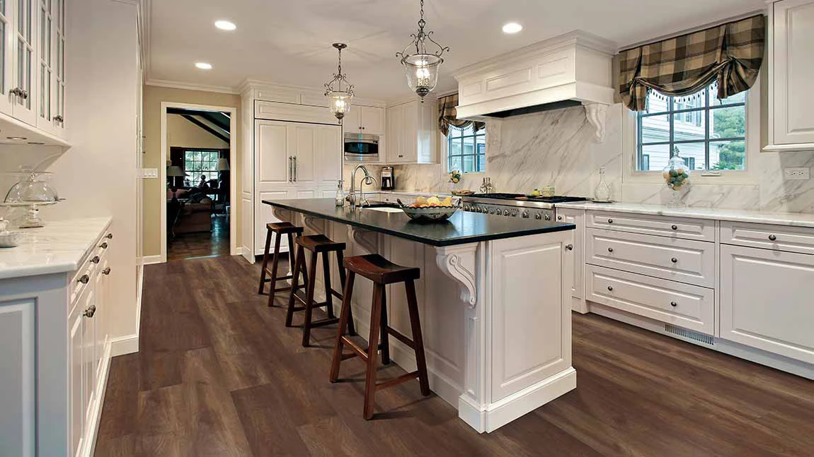 Luxury Vinyl Flooring in Kitchen